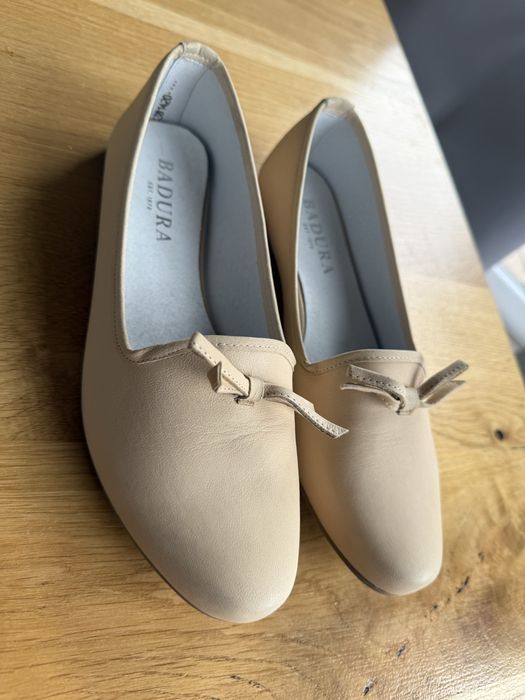 Baleriny damskie Badura rozmiar 38 Nowe  kolor bezowy