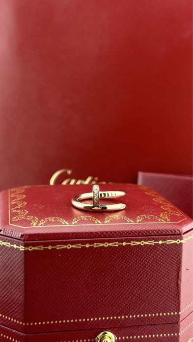Золотое Кольцо Cartier Juste un Clou Оригинал с бриллиантами