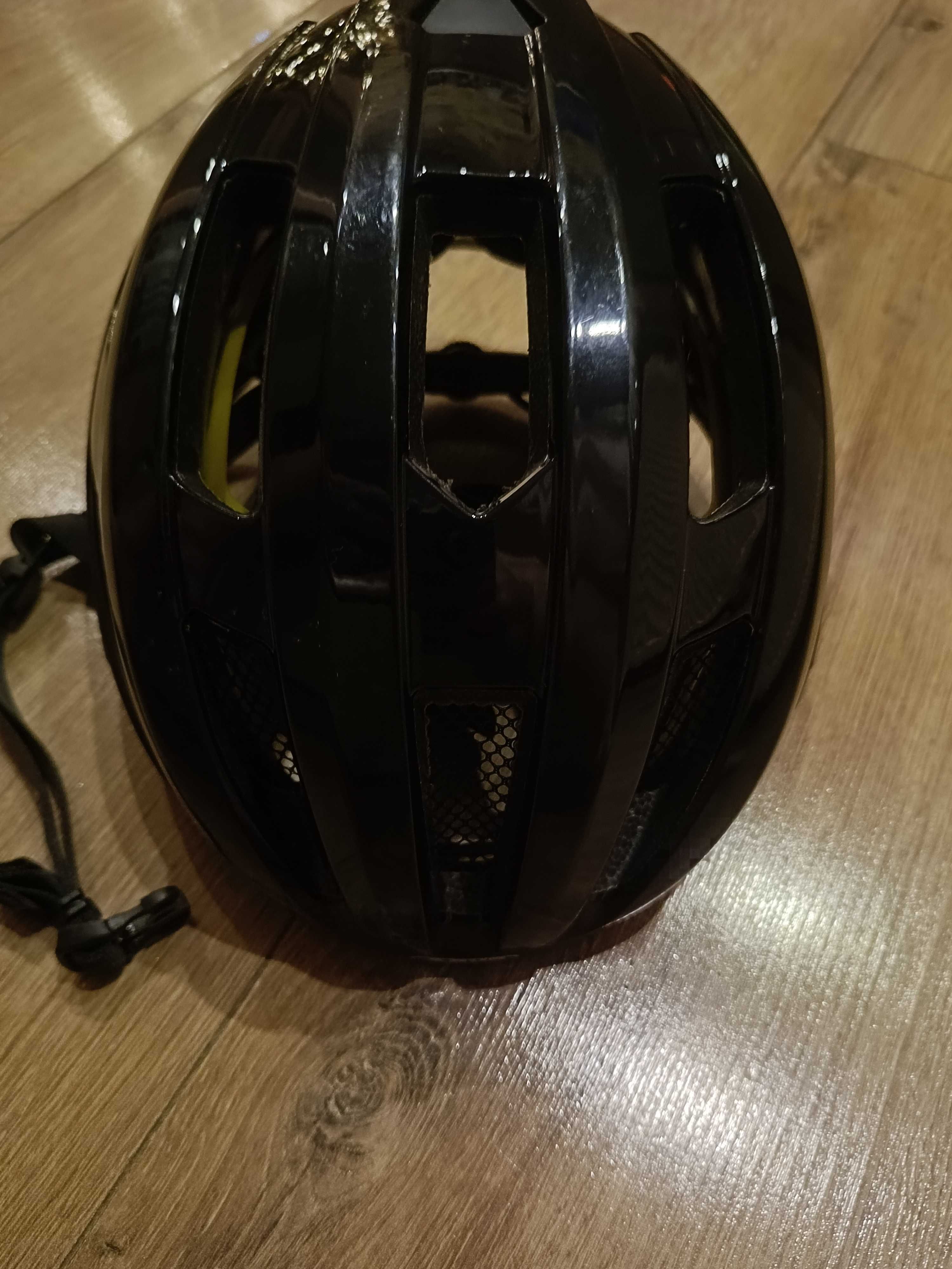 Abus Macator MIPS shiny black M 52-58cm kask rowerowy