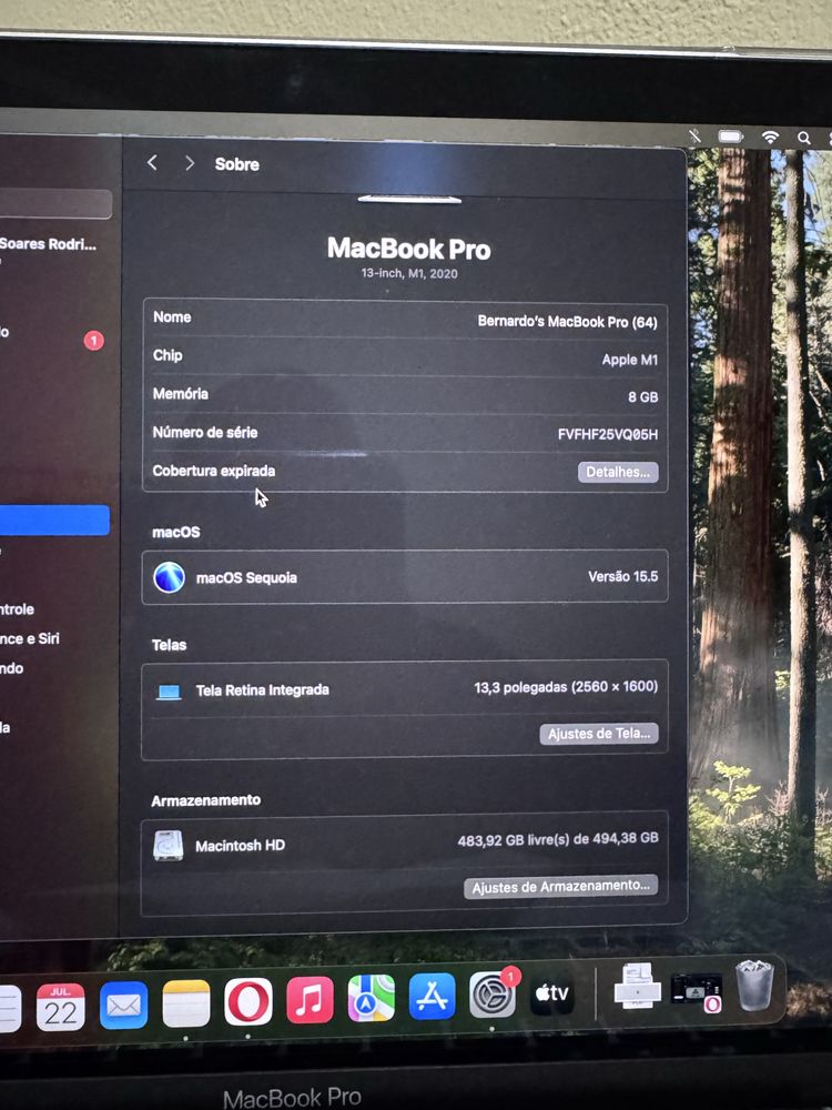 MacBook Pro M1 512gb 8gb ram