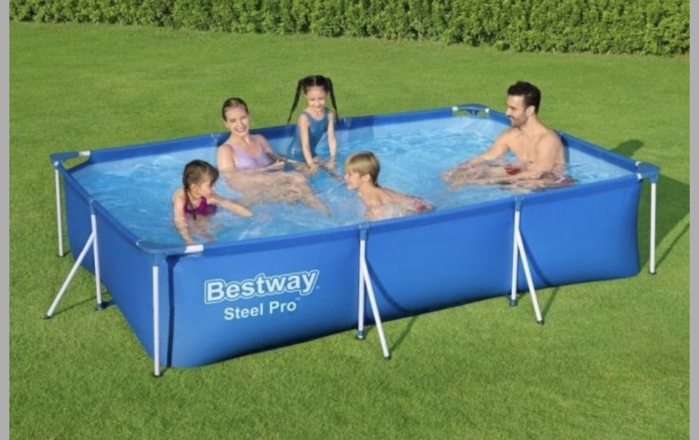 Basen Bestway STEEL PRO z pompą 3.00m x 2.01m x 0.66m