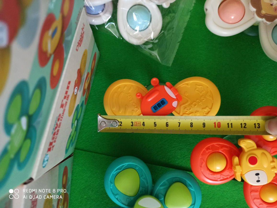 Спінер на присосці антистрес набір 3 штуки іграшка для купання