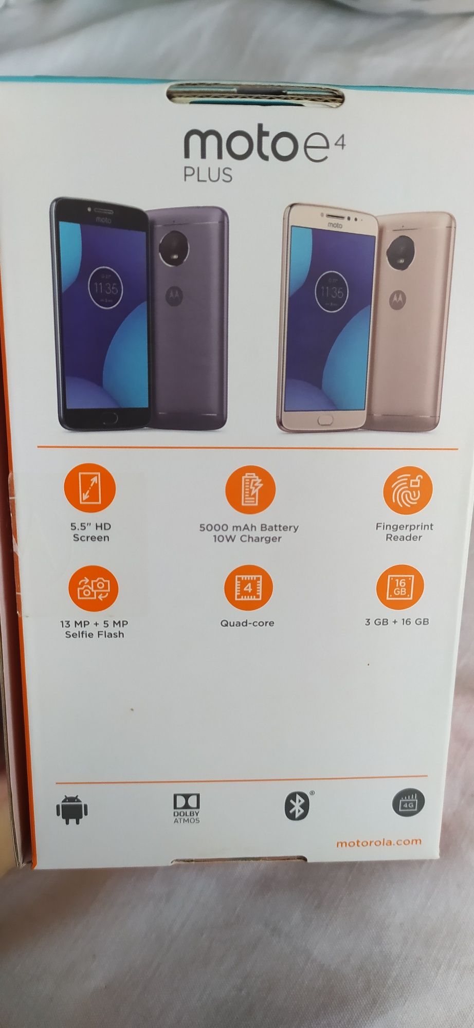 Смартфон Motorola e4 plus