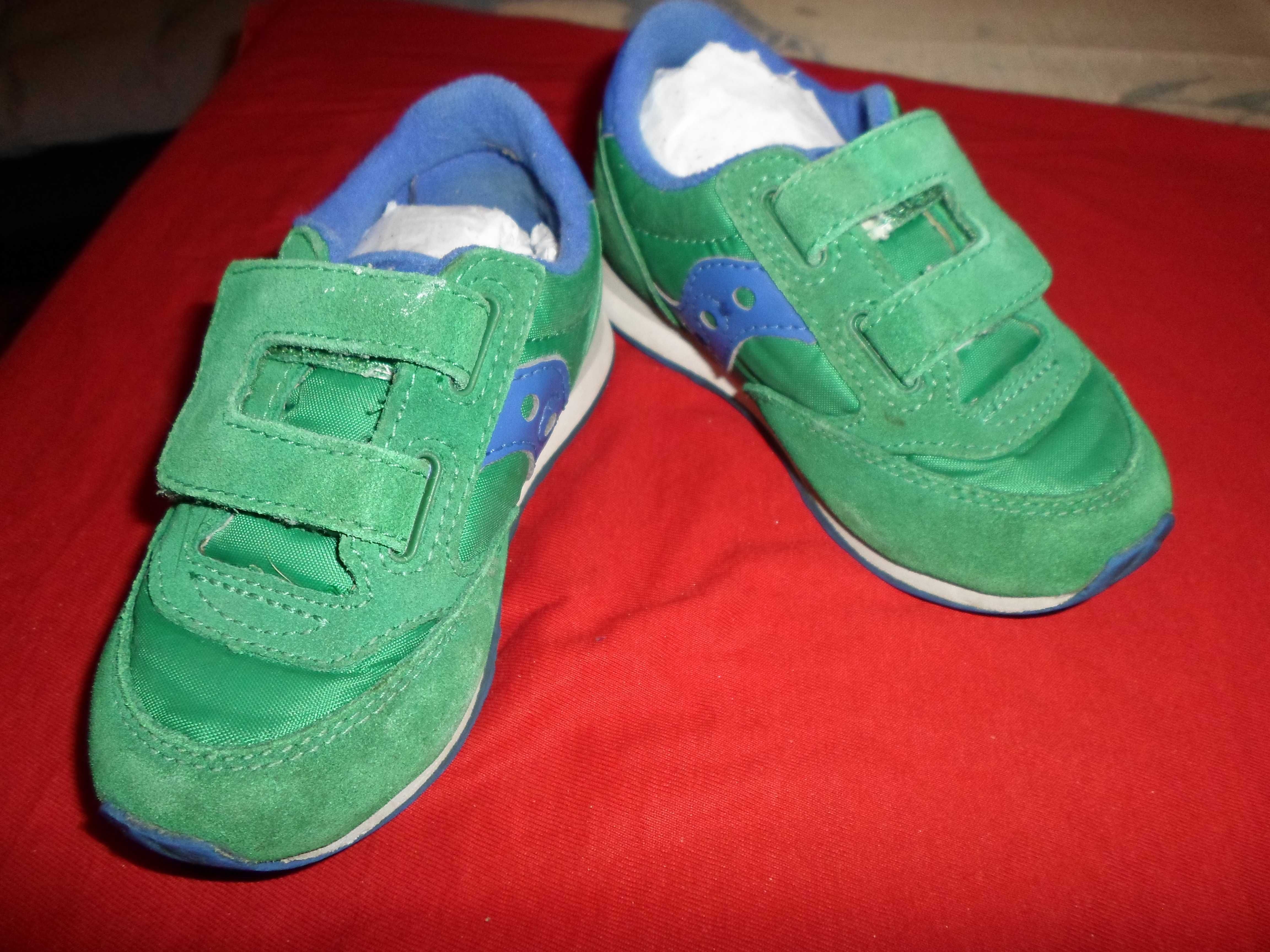 Кросівки дитячі Skechers baby jazz hl green/ blue 23,5 розмір