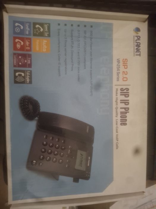 Sprzedam telefon SIP IP PHONE VIP 254-PT, nowy, nadal zapakowany w ory
