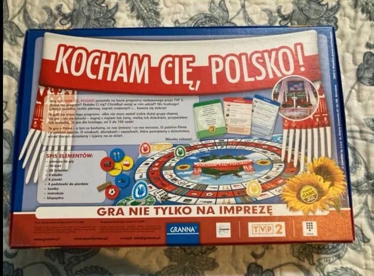 Gra Planszowa “Kocham cię, polsko”