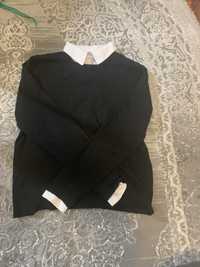 Жіночий светр з обманкою у вигляді рубалшки