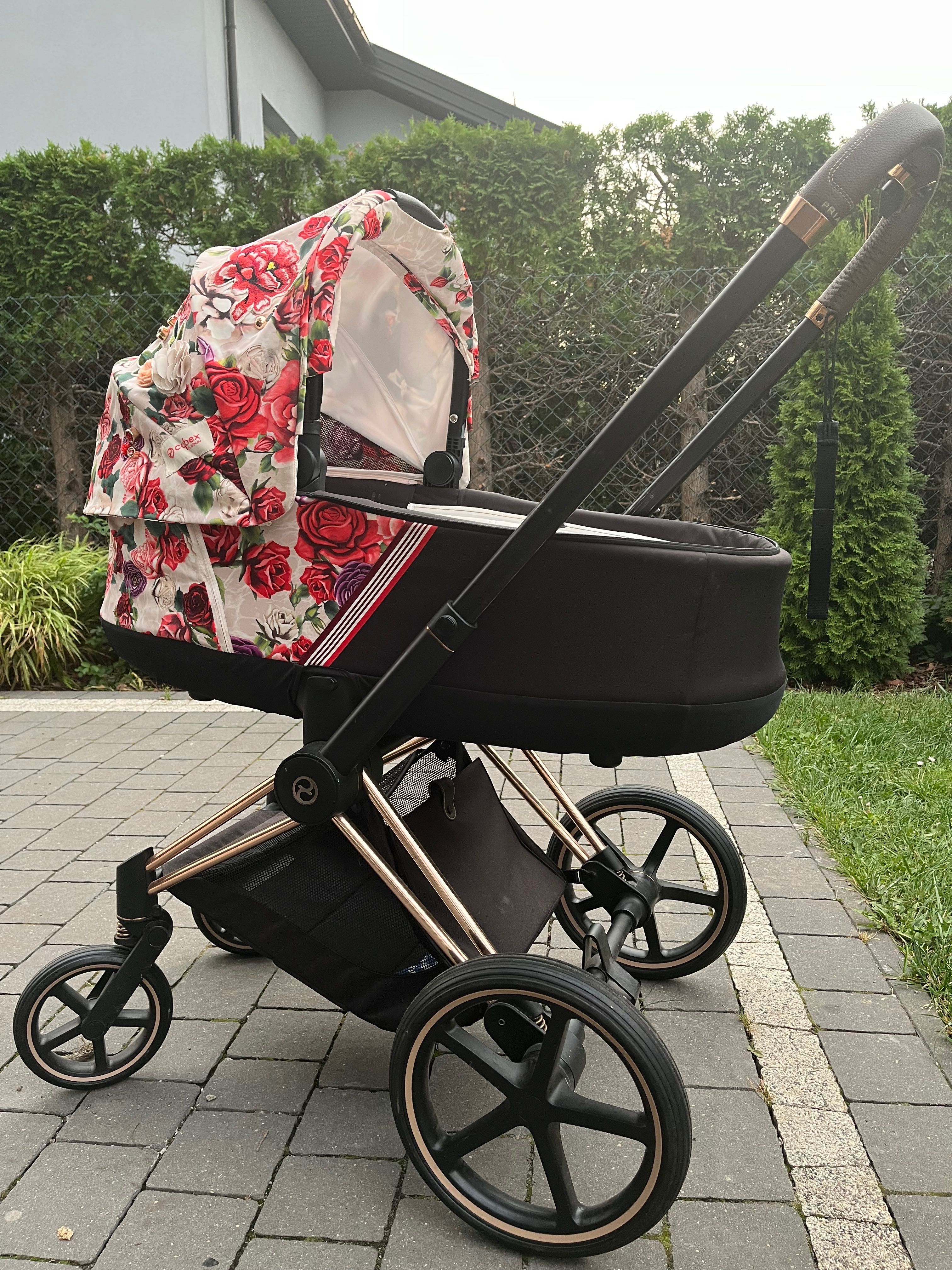 Wózek Cybex gondola stelaż spring blossom