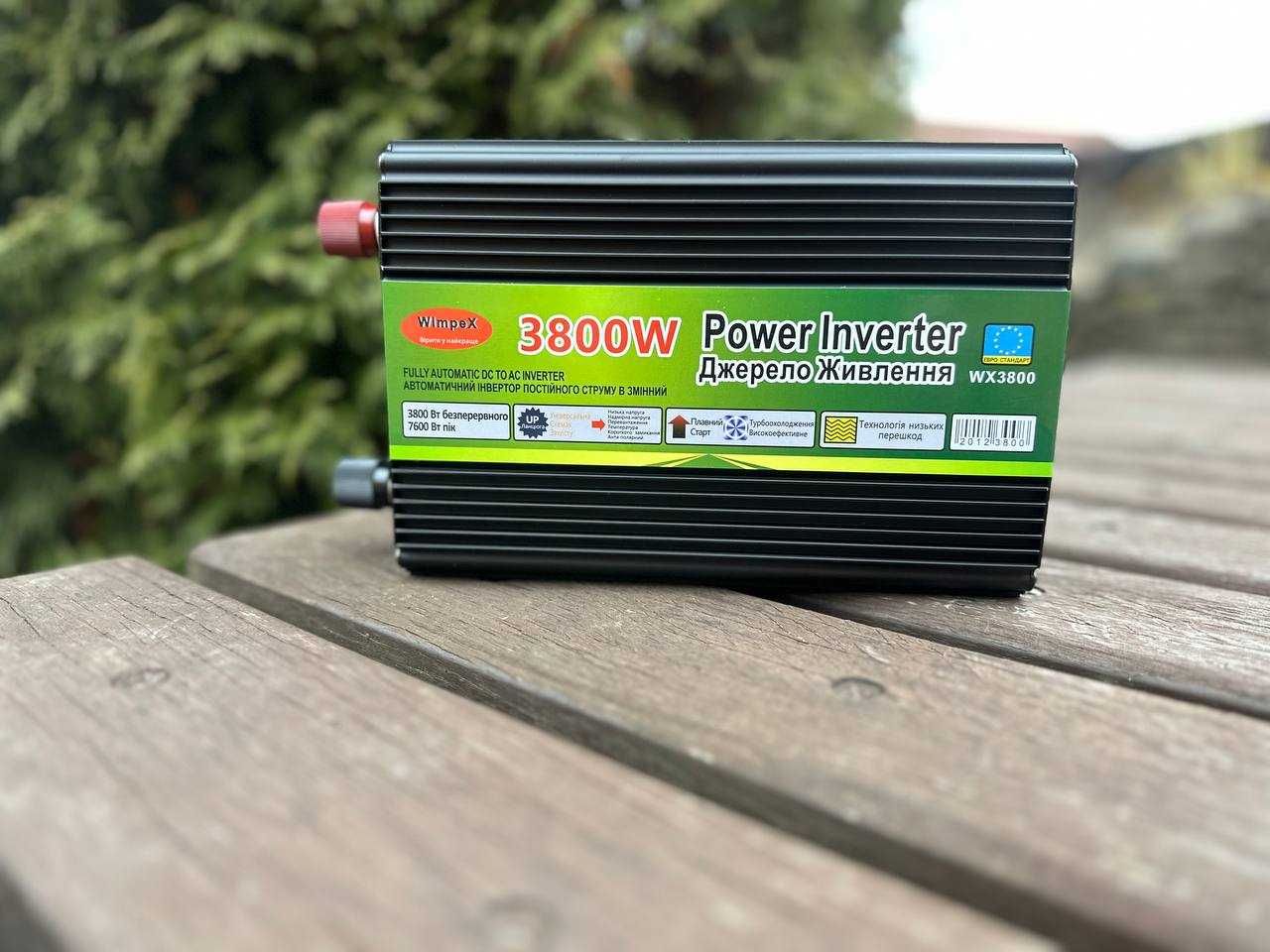 Преобразователь напряжения инвертор Wimpex 3800 W-24V.Перетворювач.