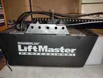 Motor garagem com calha