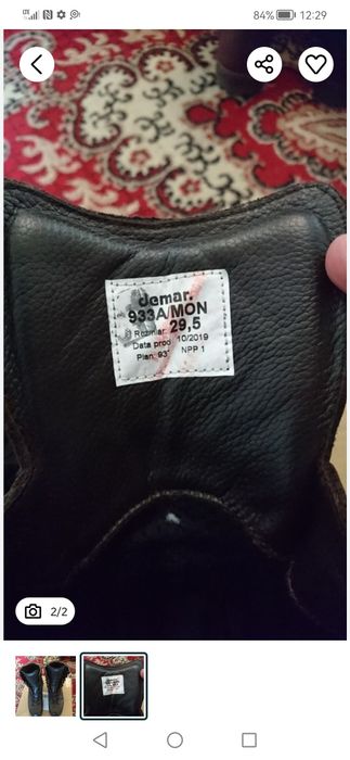 Buty wojskowe 933 A MON