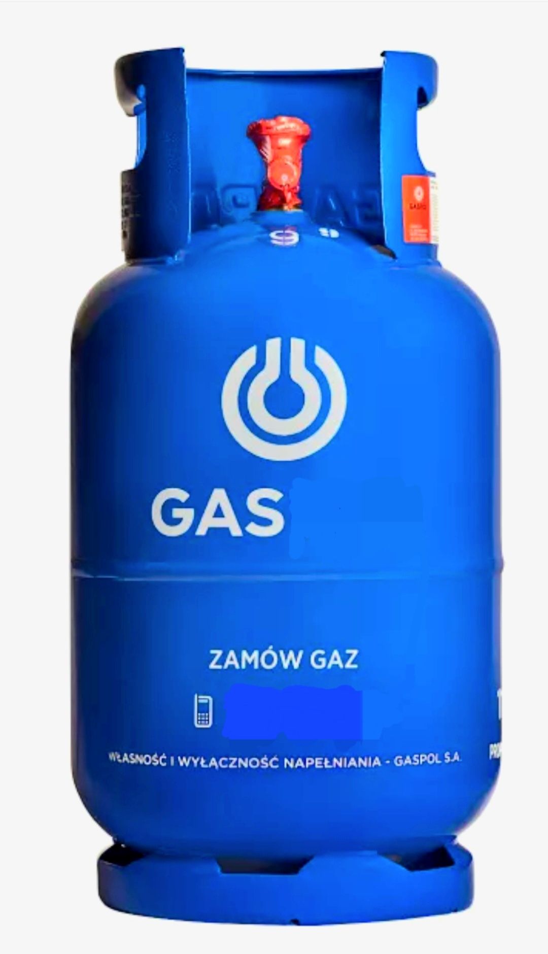 Pełna Butla Gazowa 11kg Na Własność Grill Kuchenka Kamper Przyczepa