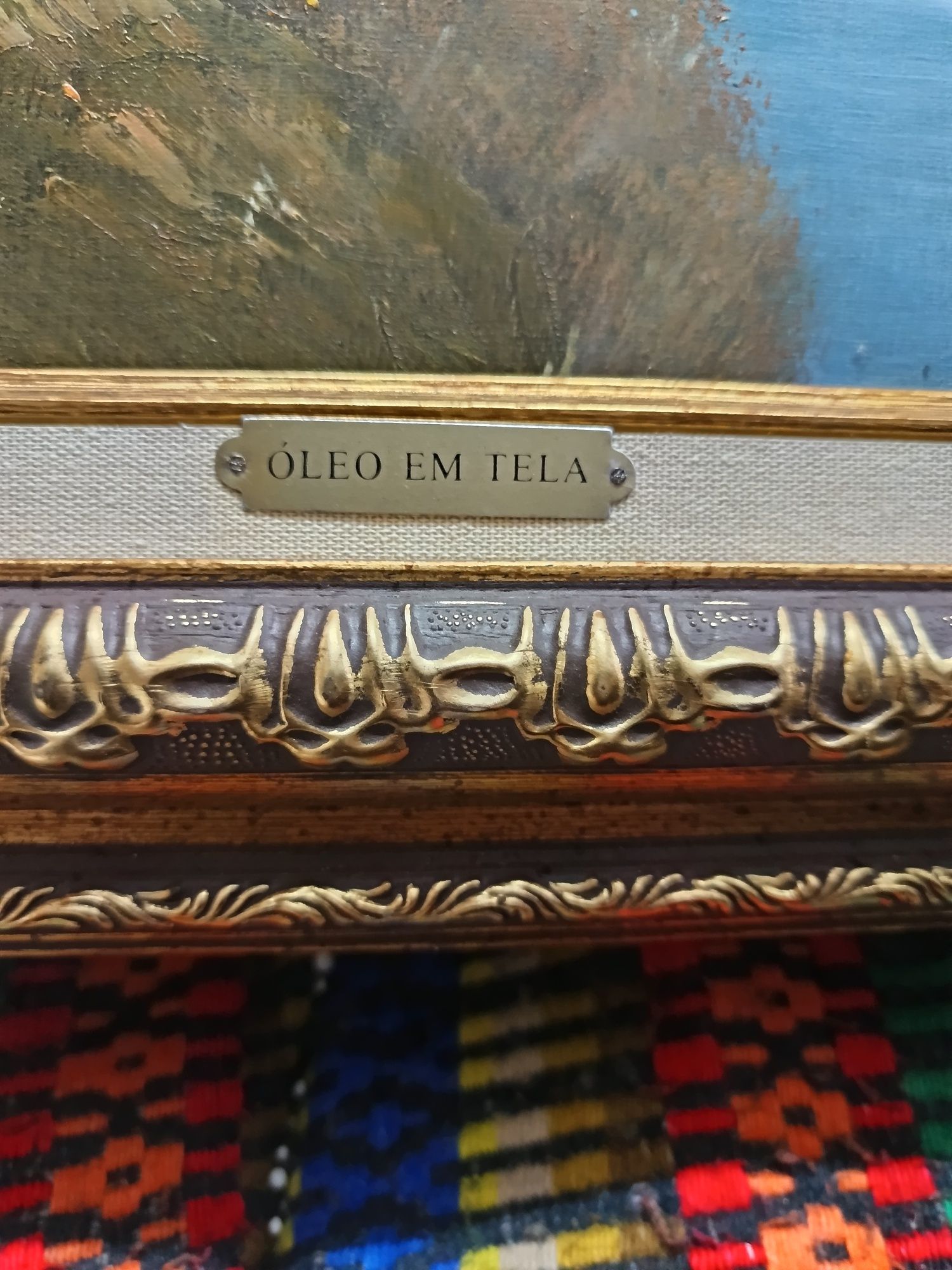 Quadro óleo em tela