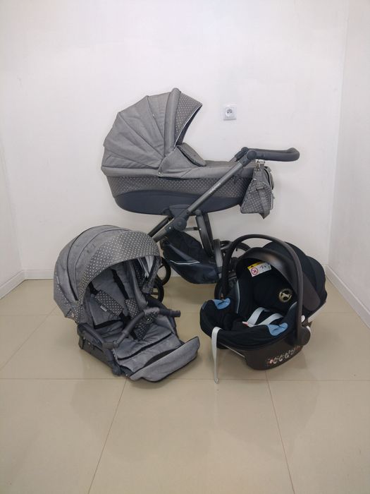 Wysyłka/odbiór wózek 3w1 Bebetto Holland+Cybex Aton B