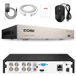 Rejestrator hybrydowy 8CH 1080p DVR 4w1 H.265 detekcja ludzi aplikacja