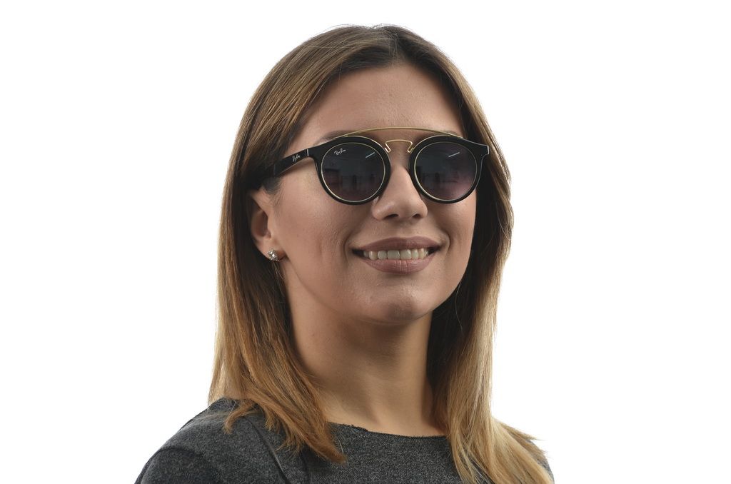 Новинка Солнцезащитные очки Ray Ban Round Metal 4256b защита UV400