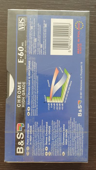 Kaseta video VHS 60 min