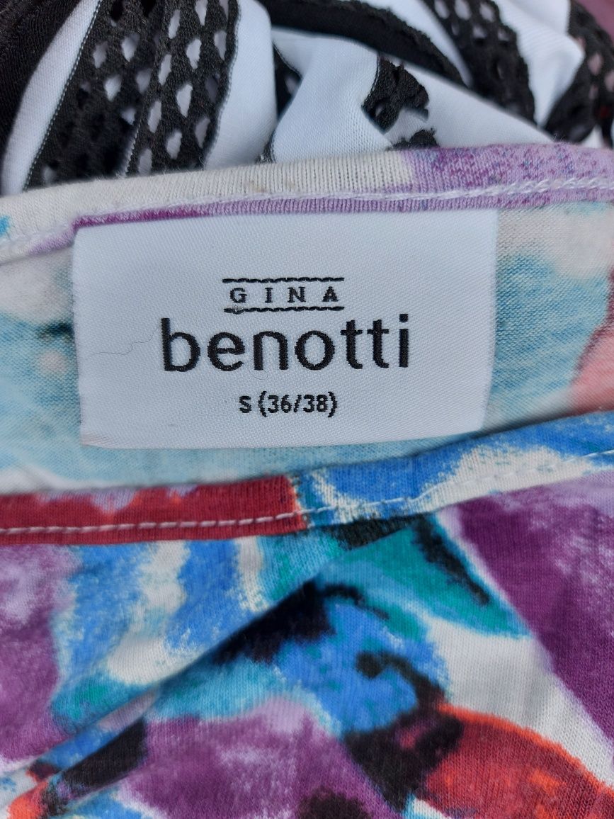 Bluzka damska kolorowa rozmiar 36/38 firma GINA BENOTTI