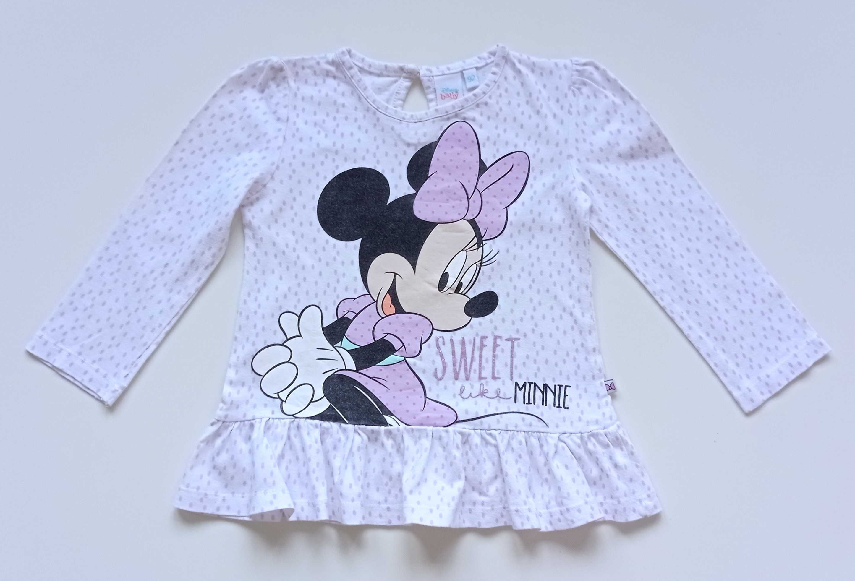 2 Pack bluzek z baskinką Minnie Mouse Disney 86-92