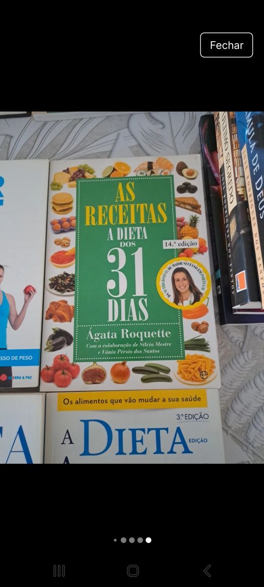 Livros saudáveis, dieta, cura