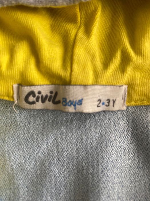 Zestaw kamizelka kurtka jeans i spodnie chłopięc 2/3 lata