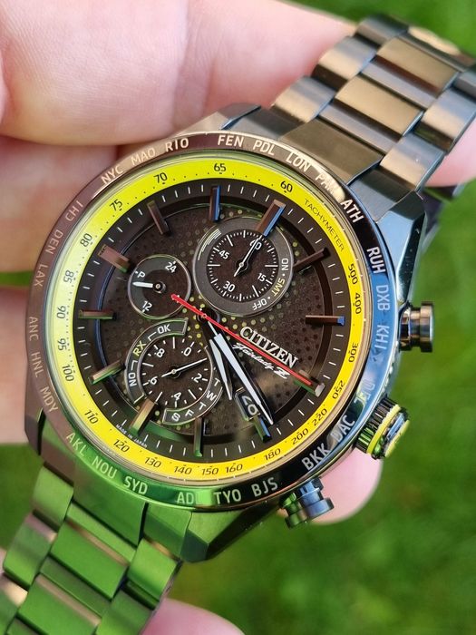 Citizen Attesa Nissan Fairlady Z Ikazuchi Yellow AT8185-89E