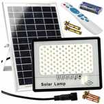 Halogen naświetlacz solarny LED 400W + Pilot czujnik zmierzchu