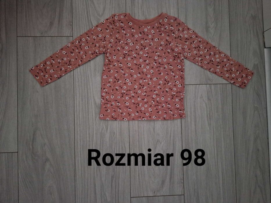 Bluzka w kwiaty dziewczęca rozmiar 98 - JAK NOWA