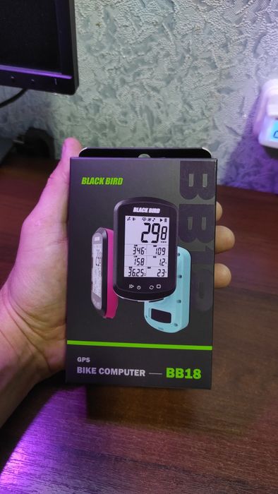 GPS велокомпьютер BlackBird BB18 GPS/Beidou/Glonass/Galileo Strava