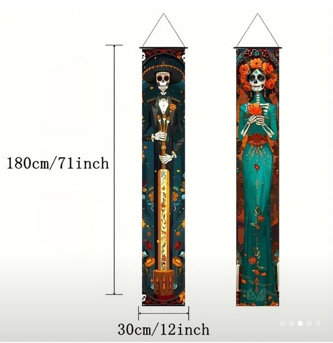 Хеллоуїн банер на двері прикраса