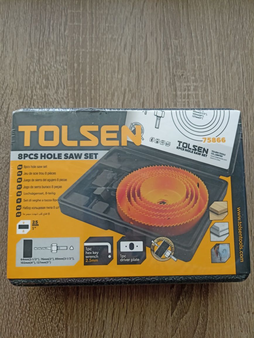 Комплект коронок по дереву Tolsen 75866