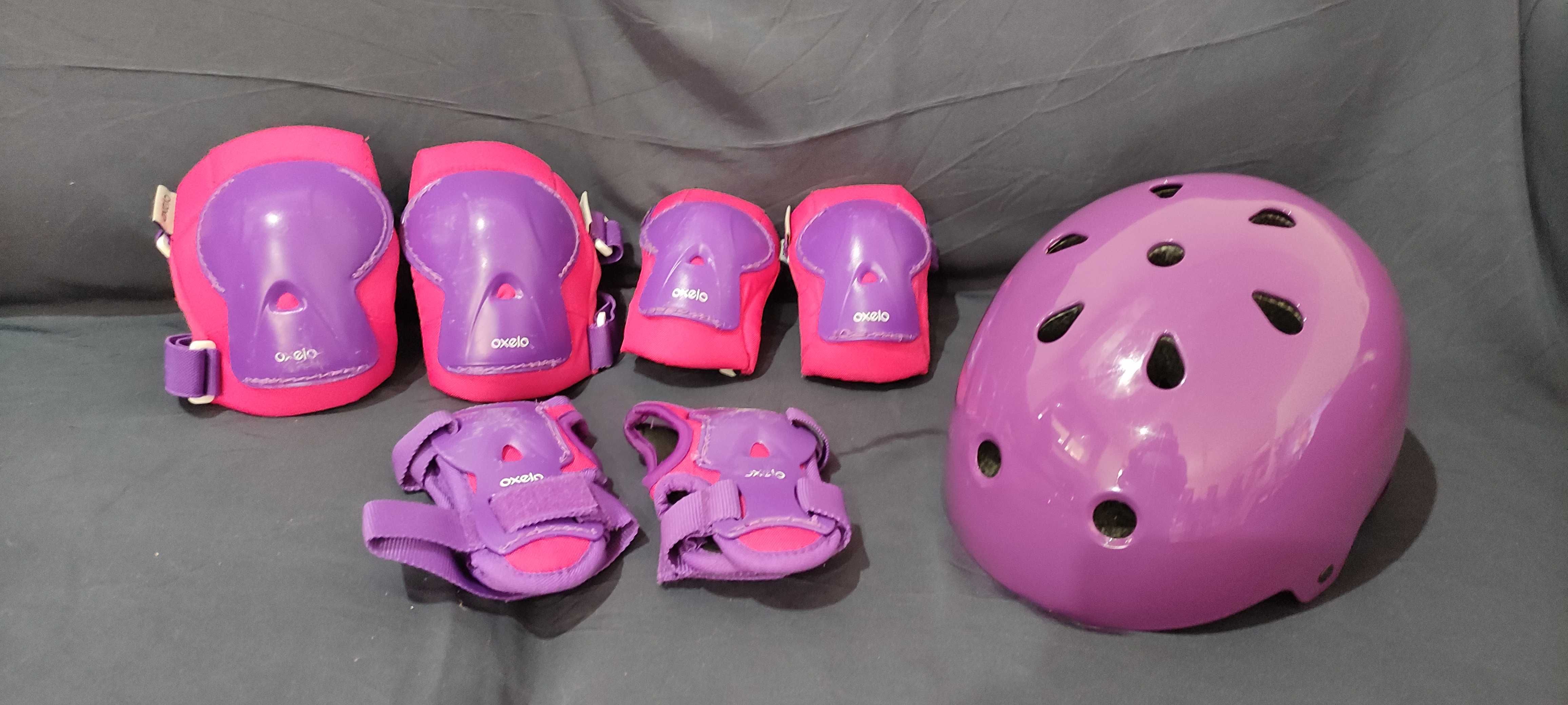 Patins Kit proteção mais Capacete