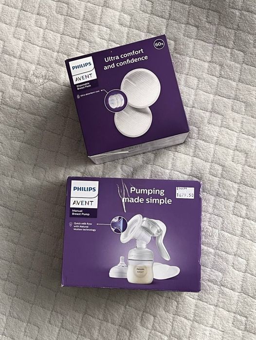 Молоковідсмоктувач Phillips Avent + лактаційні вкладиші