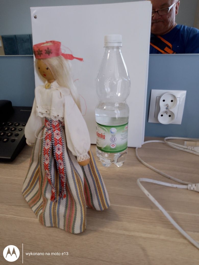 lalka drewna kukla regionalna chobbyby