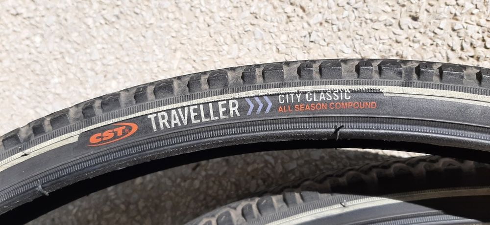 Opony rowerowe semi slick/ miejskie, rozmiar 40-622; 700x38c; 28"