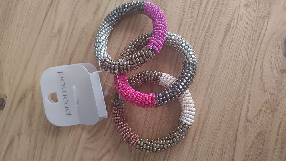 Nowe Bransoletki Promod - 3 sztuki