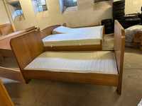 Łóżko drewniane z Niemiec | Stelaż + materac DOWÓZ DO DOMU