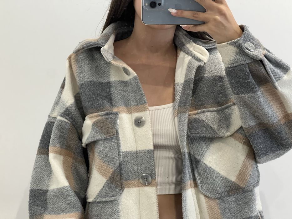 Casaco Felpo/Flanela Stradivarius