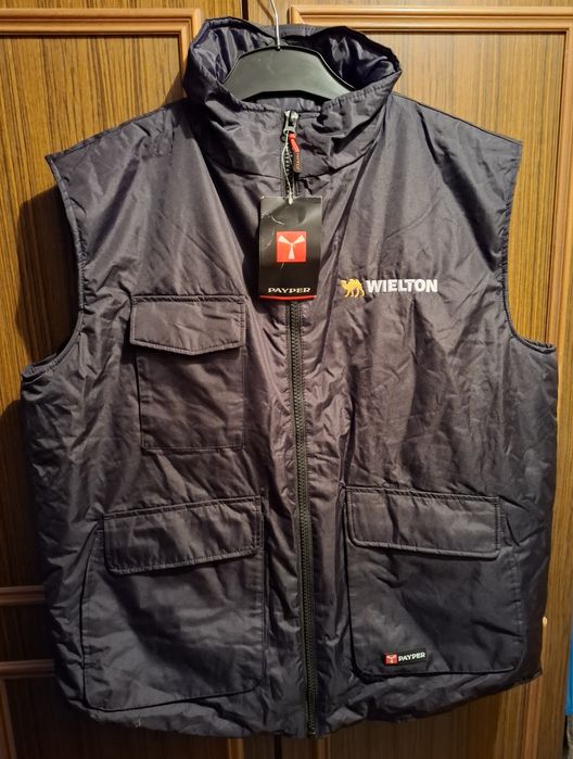 Kamizelka czarna robocza payper z logo wielton