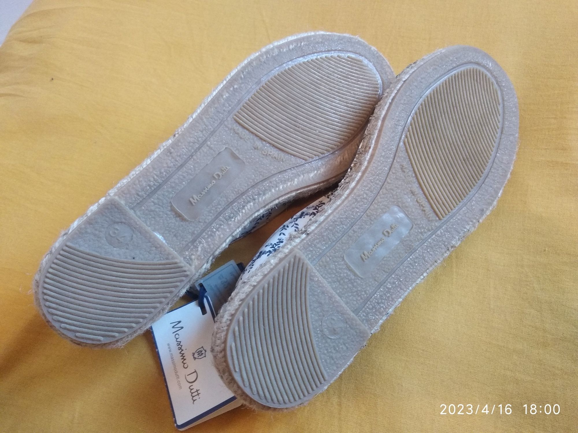 Espadryle dziewczęce Massimo Dutti nowe