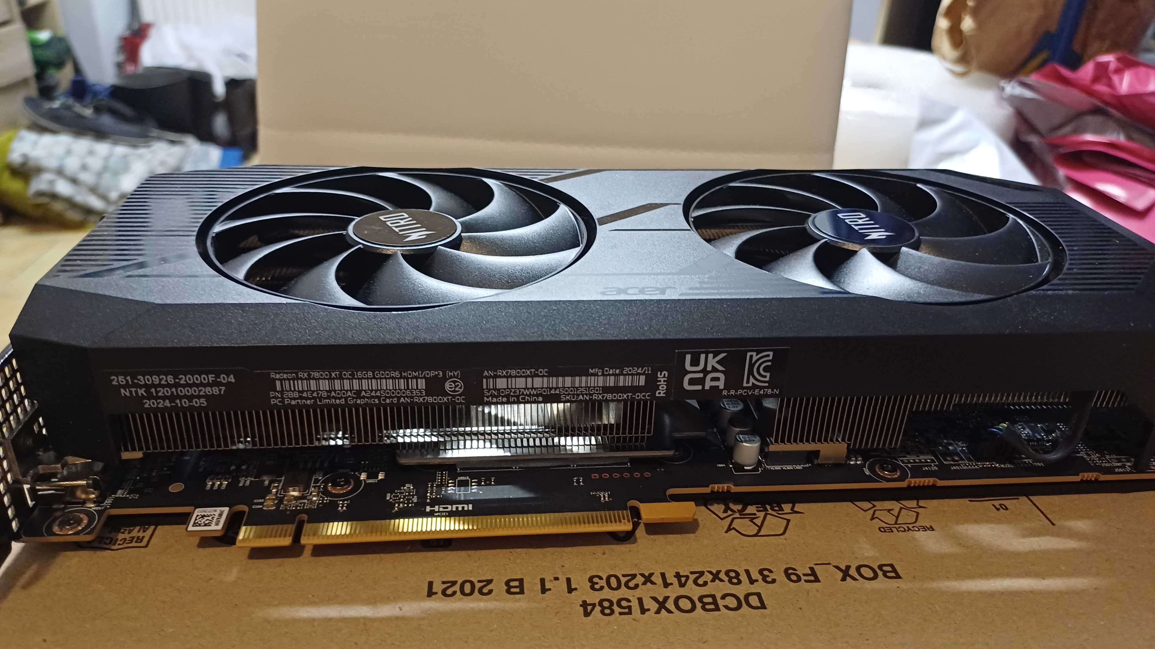Karta graficzna Sapphire Radeon RX 7800 XT PULSE 16GB GDDR6.