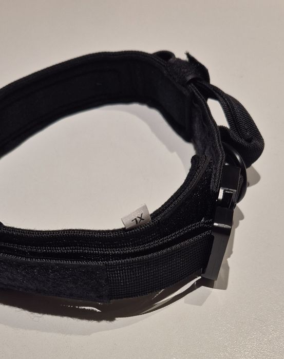 Mega mocna obroża taktyczna dla dużego psa z metalową klamrą XL 40-57