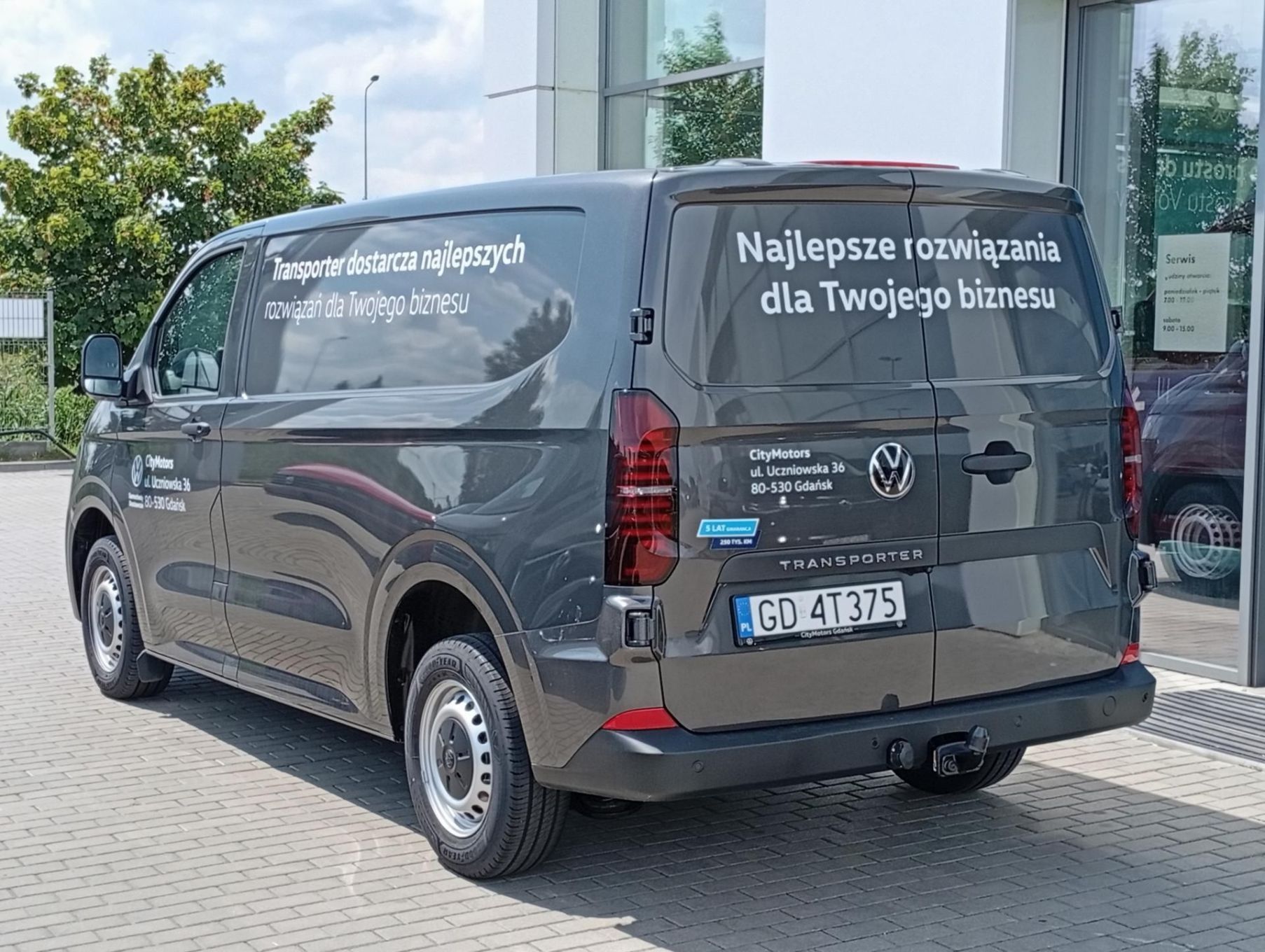 Volkswagen Transporter  T7 2.0 TDI 150KM L1 Kamera Czujniki 3 os 5 Lat Gwarancja DEMO OD RĘKI