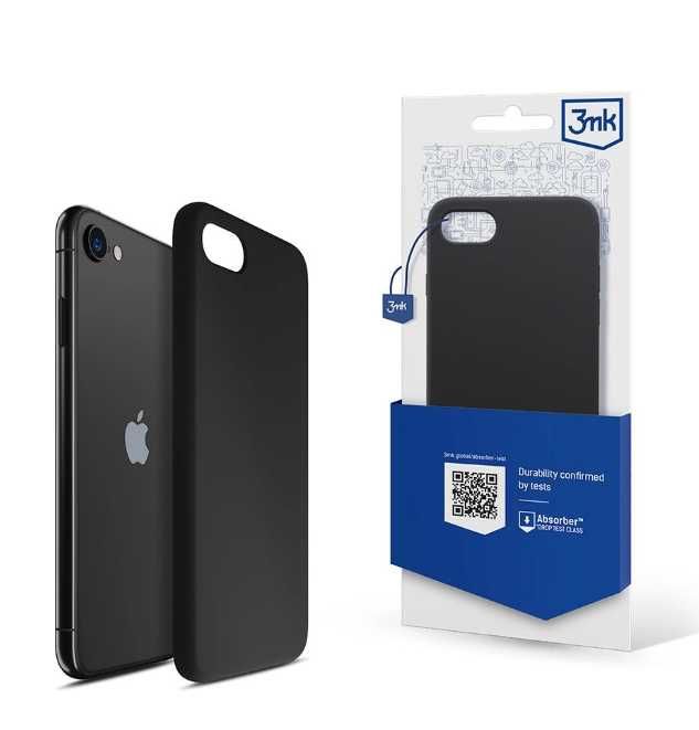 Etui 3mk Silicone Case do iPhone 7 / 8 / SE 2020 / 2022, czarne