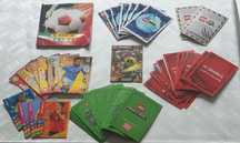 Karty Lego Minecraft Batman Jurassic Park Ninjago, Panini Piłkarskie