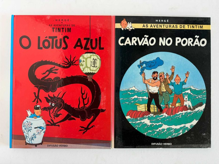 As aventuras de Tintim - Carvão no Porão / O Lótus Azul