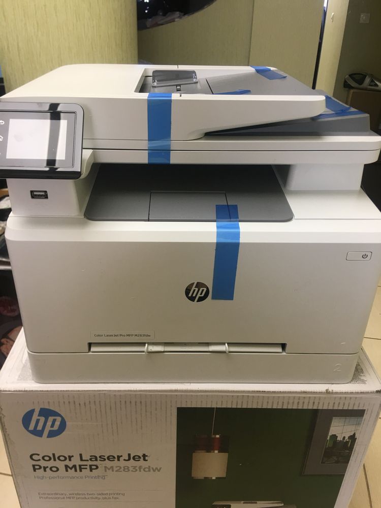 Принтер БФП HP Color LaserJet Pro M283fdw Wi-Fi 7KW75A