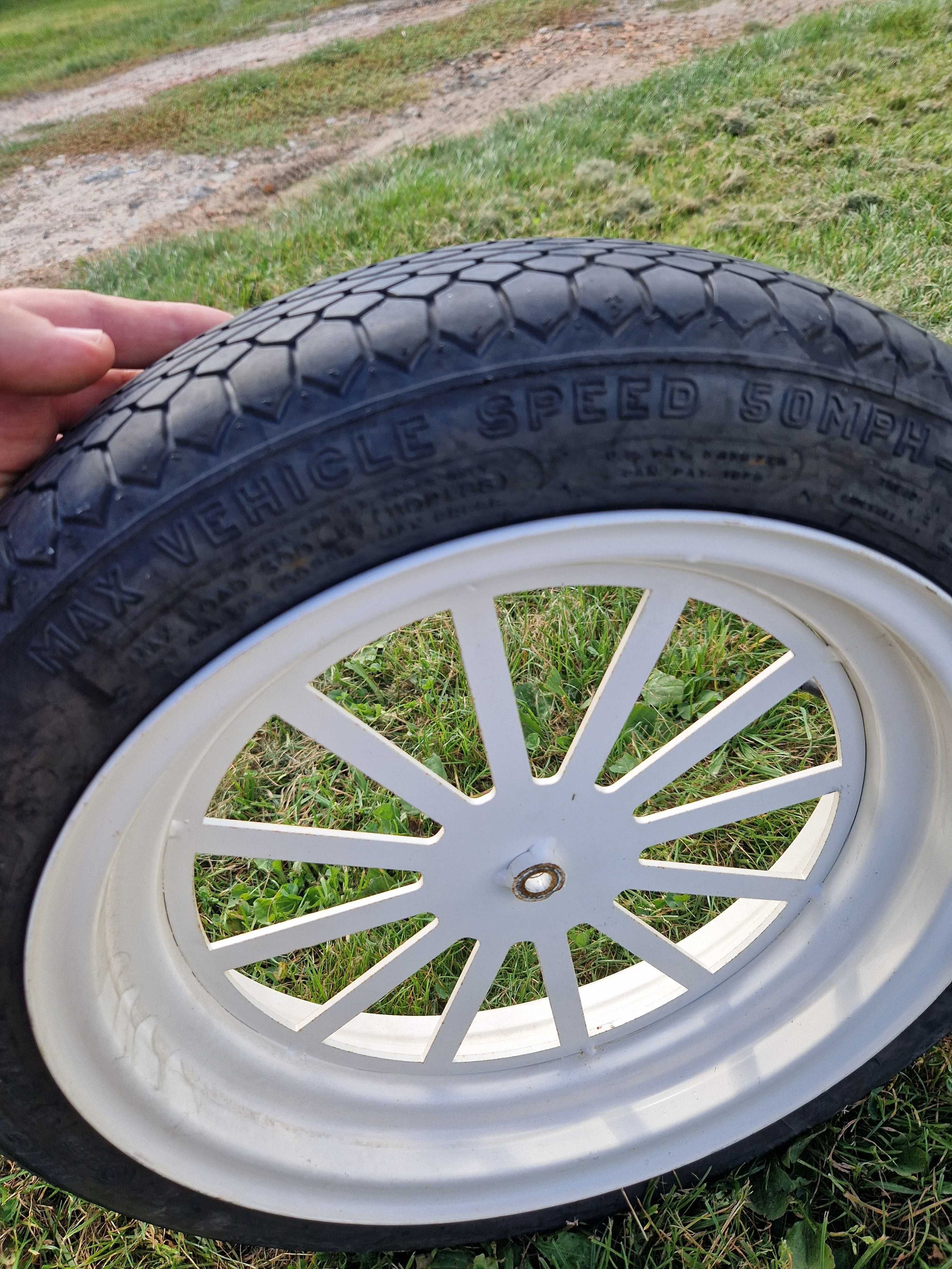 Koło do taczki wózka ozdobne Michelin tex 105/70 r 14 84m