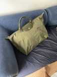 Mala LongChamp L Verde Green Le Pliage Travel Bag