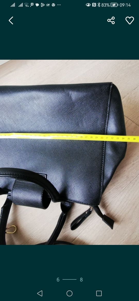 Torebka Zara Basic czarna